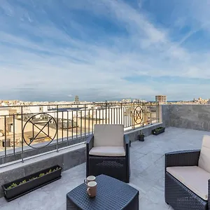 Terrace View - A Stylish Two Bedrooms Penthouse Ac-Wifi Appartement
